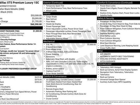 New 2026 Cadillac XT5 Premium Luxury w/ Driver Assist Package image 9
