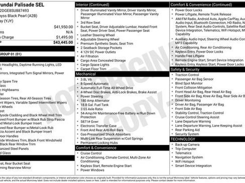 Used 2025 Hyundai Palisade SEL image 47