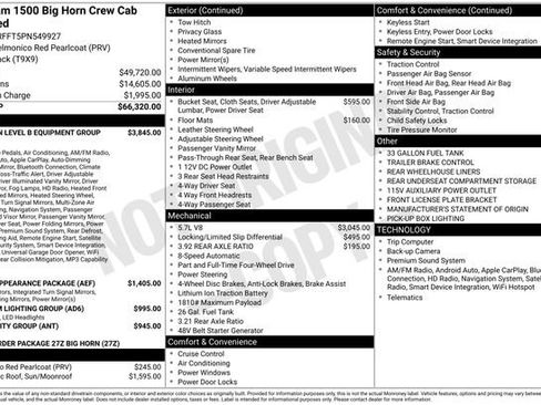 Used 2023 RAM 1500 Big Horn AWD/4WD image 1