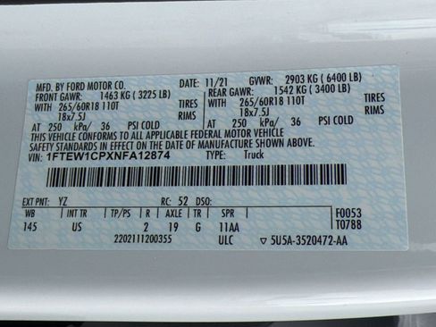 Used 2022 Ford F150 XLT w/ Equipment Group 302A High RWD image 20