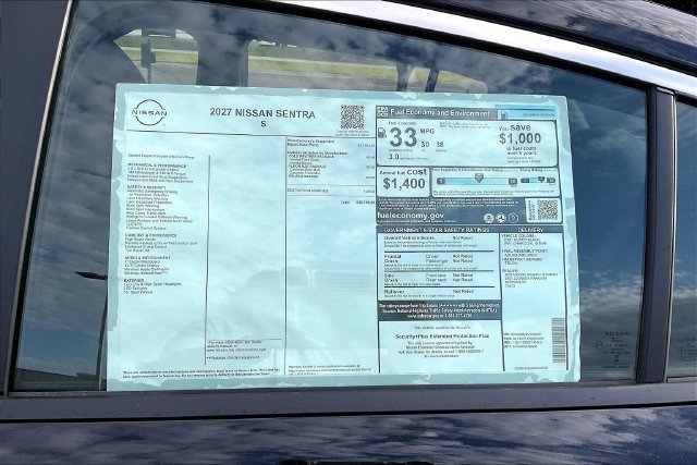 New 2027 Nissan Sentra S w/ S Cold Weather Package FWD image 13