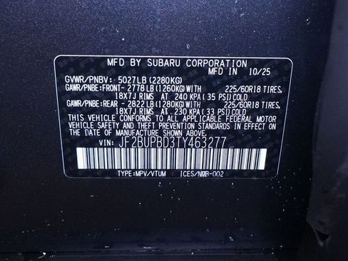 Used 2026 Subaru Outback Premium image 43