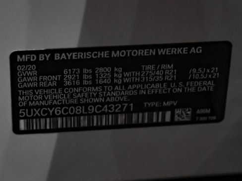 Used 2020 BMW X6 xDrive40i w/ Executive Package image 60