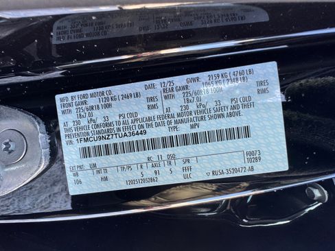 New 2026 Ford Escape ST-Line Select w/ Tech Pack #1 image 34