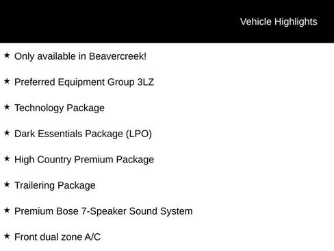 New 2026 Chevrolet Silverado 1500 High Country w/ High Country Premium Package image 3