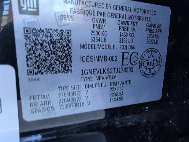 Used 2026 Chevrolet Traverse RS w/ LPO, Floor Liner Package AWD/4WD image 29
