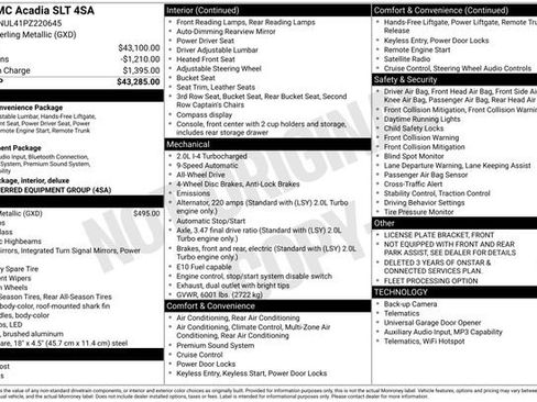Used 2023 GMC Acadia SLT AWD/4WD image 5
