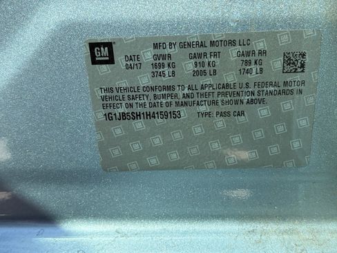 Used 2017 Chevrolet Sonic LS image 12