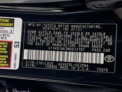 Used 2021 Toyota Camry XSE image 29