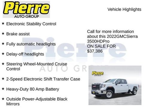 Used 2022 GMC Sierra 3500 Pro w/ Convenience Package AWD/4WD image 22