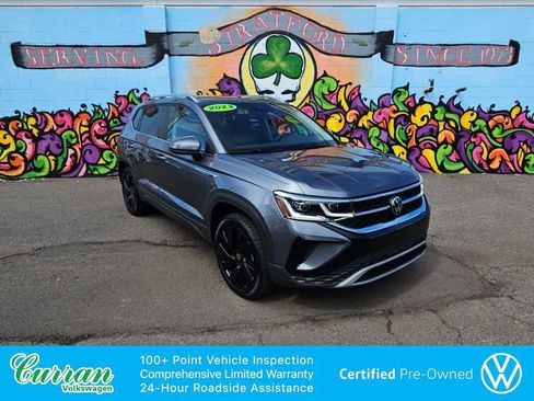 Certified 2023 Volkswagen Taos SEL w/ Black Wheel Package image 1