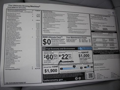 New 2026 BMW X5 xDrive50e image 20