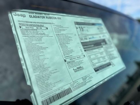 New 2025 Jeep Gladiator Rubicon w/ Convenience Group image 15