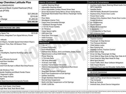 Used 2019 Jeep Cherokee Latitude Plus image 11