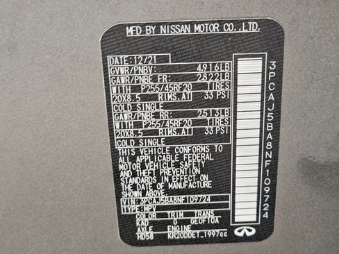 Used 2022 INFINITI QX50 Luxe w/ Appearance Package image 26