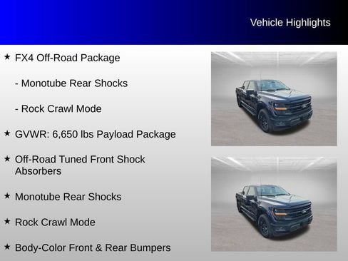 Used 2024 Ford F150 XLT w/ FX4 Off-Road Package AWD/4WD image 16