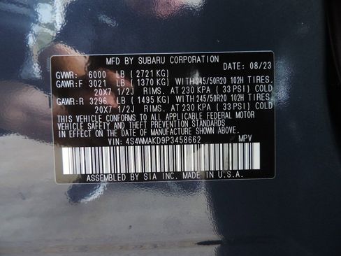 Used 2023 Subaru Ascent Onyx Edition Limited image 13