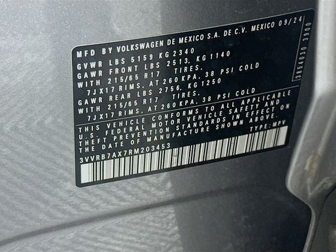 Used 2024 Volkswagen Tiguan S w/ MDO Package, Three-Row image 12