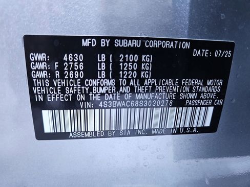 New 2025 Subaru Legacy Premium image 28