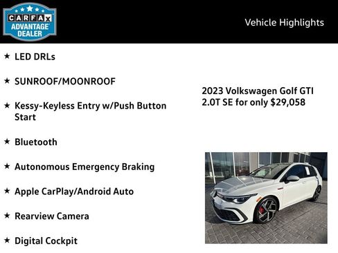 Used 2023 Volkswagen GTI SE image 4