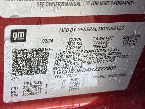 Used 2024 Chevrolet Silverado 1500 High Country w/ High Country Premium Package image 31