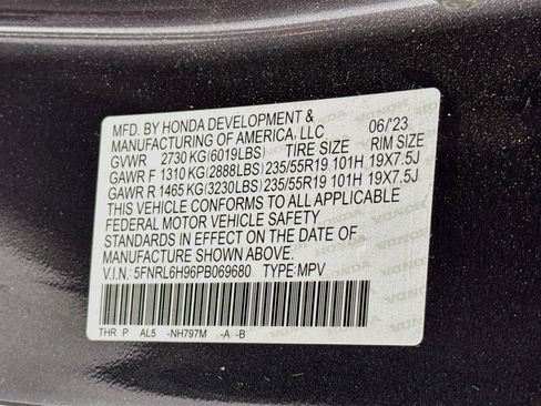 Certified 2023 Honda Odyssey Elite image 35
