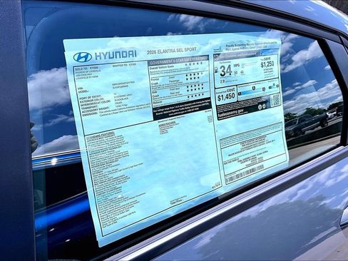 New 2026 Hyundai Elantra Sport FWD image 15