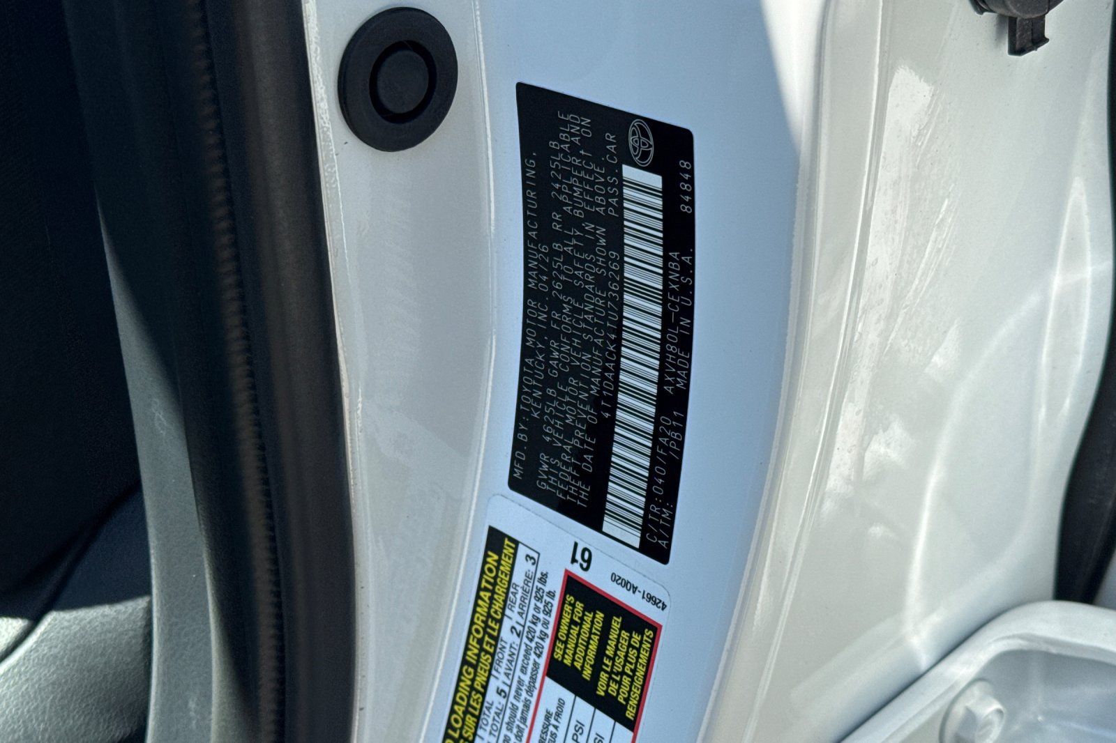 Used 2026 Toyota Camry LE FWD image 36