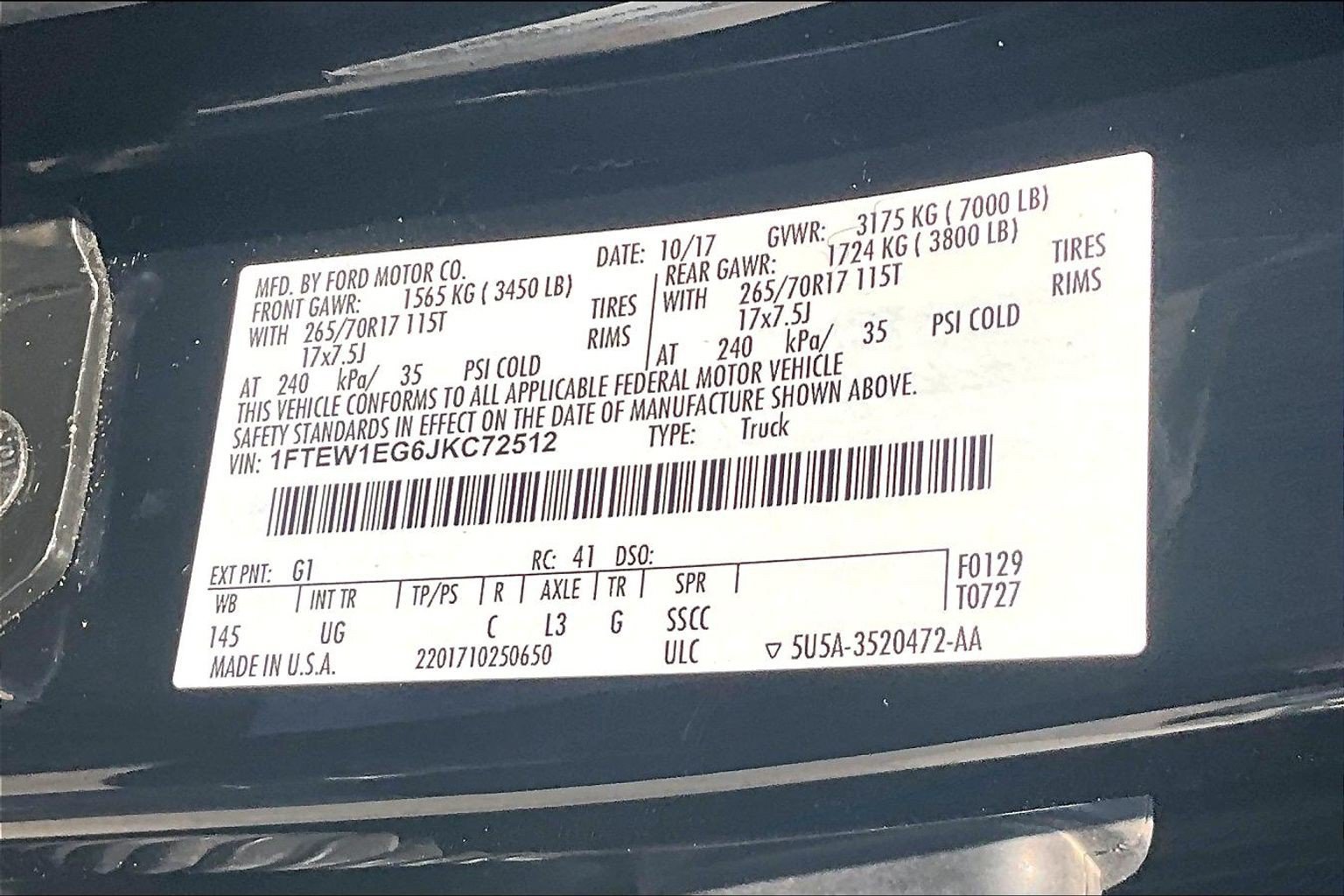 Used 2018 Ford F150 XLT w/ Equipment Group 301A Mid AWD/4WD image 35