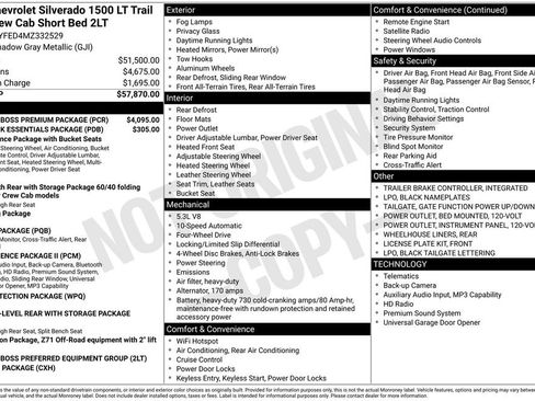 Used 2021 Chevrolet Silverado 1500 LT Trail Boss w/ LT Trail Boss Premium Package image 10