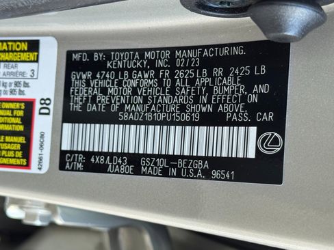 Used 2023 Lexus ES 350 w/ Premium Package FWD image 48