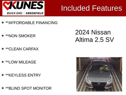 Used 2024 Nissan Altima 2.5 SV FWD image 3