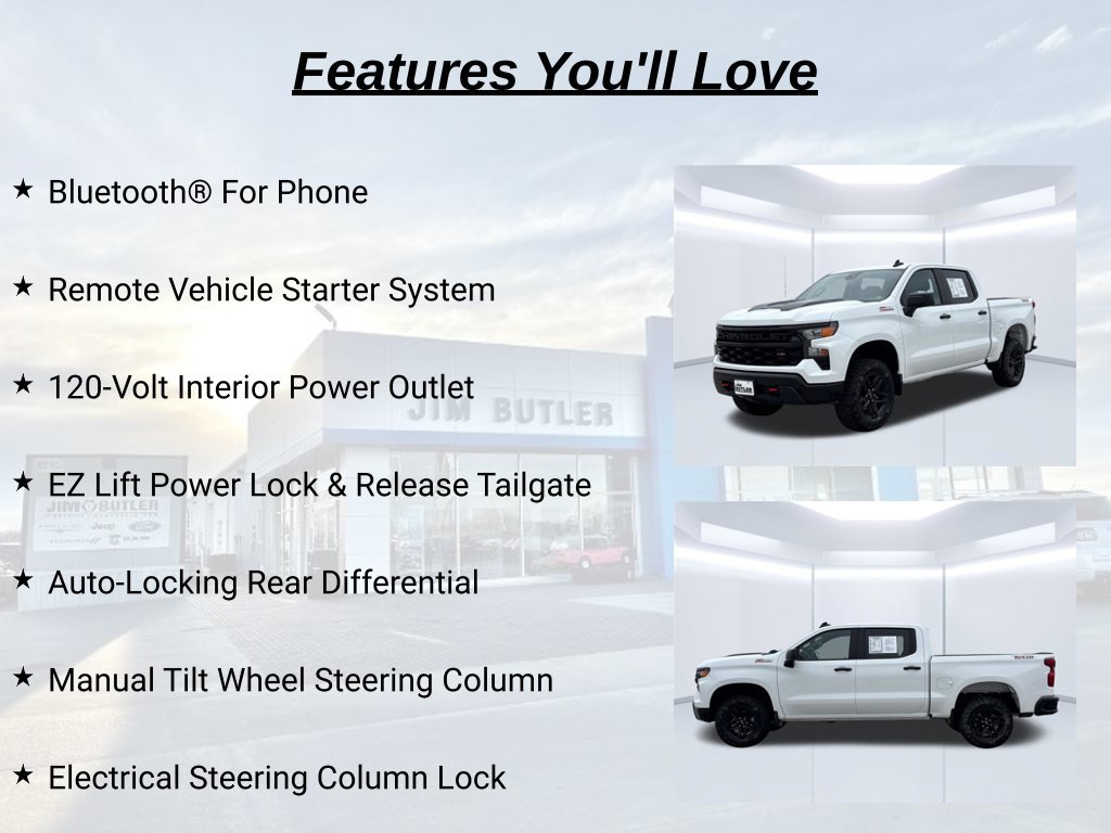 Used 2024 Chevrolet Silverado 1500 Custom Trail Boss AWD/4WD image 35
