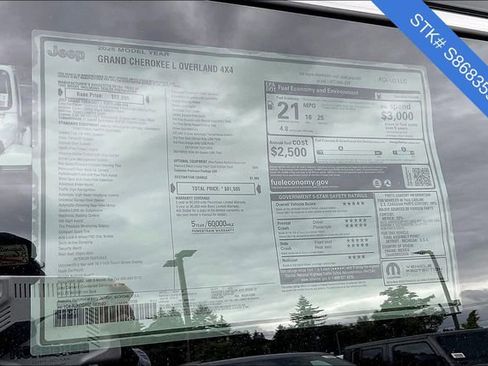 New 2025 Jeep Grand Cherokee L Overland image 5