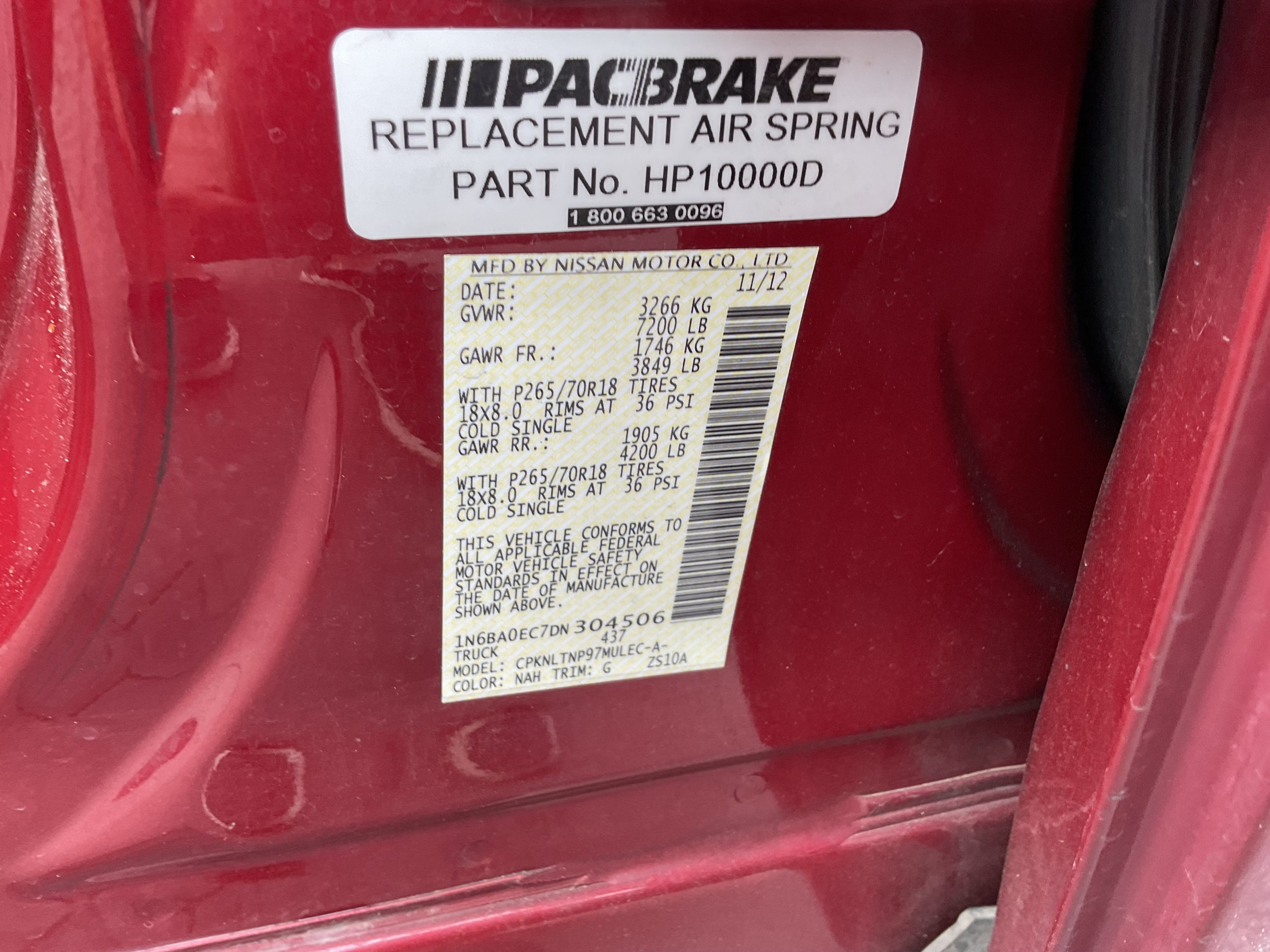 Used 2013 Nissan Titan SV w/ SV Premium Utility Pkg AWD/4WD image 17