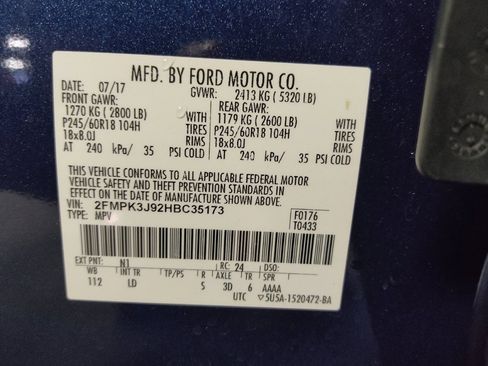 Used 2017 Ford Edge SEL w/ Equipment Group 201A FWD image 33