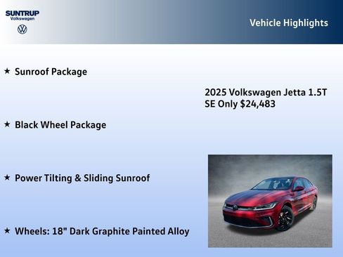 New 2025 Volkswagen Jetta SE image 7