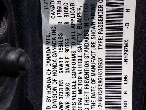 Used 2016 Honda Civic LX image 16