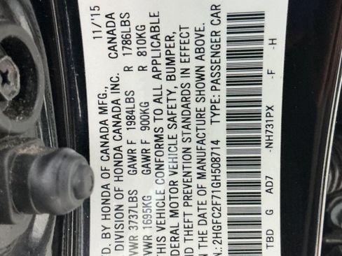 Used 2016 Honda Civic EX image 48