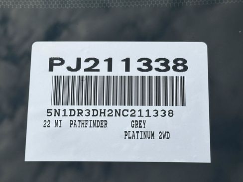 Used 2022 Nissan Pathfinder Platinum w/ Cargo Package FWD image 62