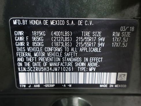 Used 2018 Honda HR-V LX image 30