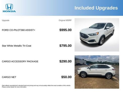 Used 2022 Ford Edge Titanium w/ Cargo Accessory Package AWD/4WD image 3