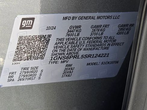 Certified 2025 Chevrolet Tahoe Z71 w/ Z71 Off-Road Package AWD/4WD image 53