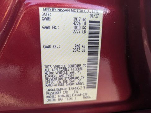 Used 2017 Nissan Altima 2.5 SR w/ Midnight Edition Package image 31