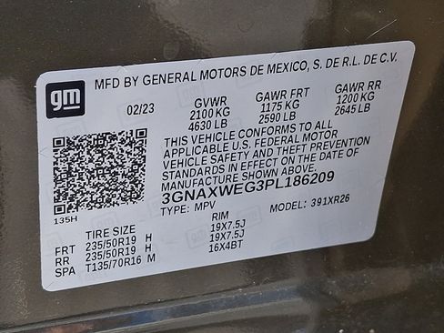 Certified 2023 Chevrolet Equinox RS AWD/4WD image 29