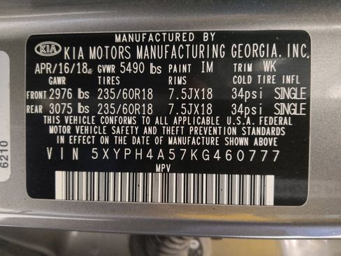 Used 2019 Kia Sorento EX w/ EX Touring Package image 33