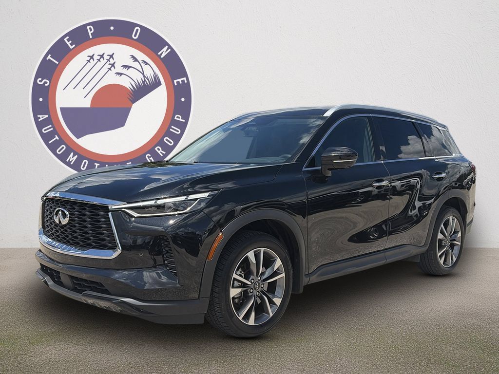 Used 2023 INFINITI QX60 Luxe w/ Cargo Package FWD image 2