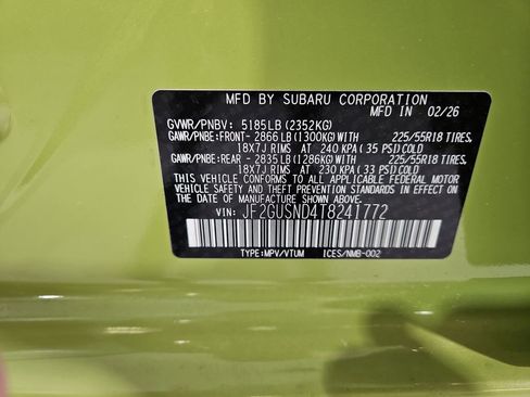 New 2026 Subaru Crosstrek 2.5i Limited AWD/4WD image 29