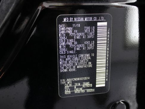 Used 2019 Nissan Armada SL w/ Premium Package image 90