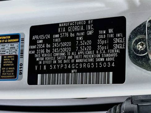 Used 2024 Kia Telluride EX w/ EX Captain's Chair Package FWD image 22